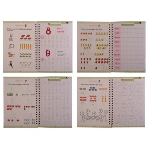 Magic Practise Copybook Set Numbers Open More